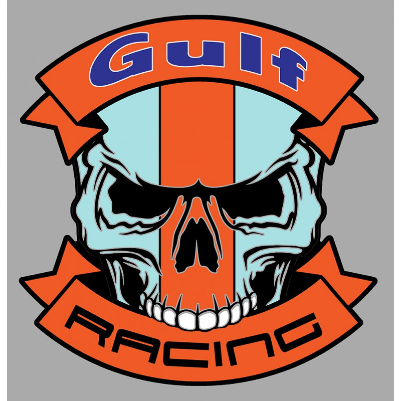 GULF Skull Sticker