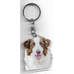 BORDER COLLIE DOG / Key Fobs