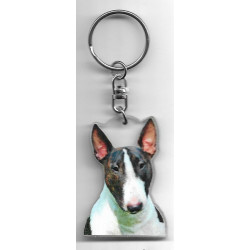 BULL TERRIER DOG / Key Fobs