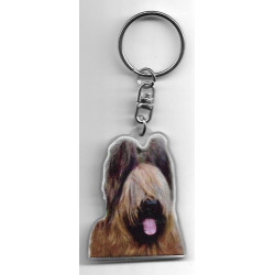 BRIARD CHIEN porte clés