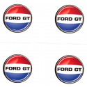 FORD GT x 4  Stickers vinyle laminé