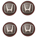 HONDA  x 4  Stickers vinyle laminé