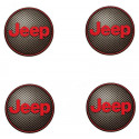 JEEP  x 4  Stickers vinyle laminé