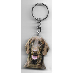 FLAT COATED RETRIEVER  Dog / Key Fobs