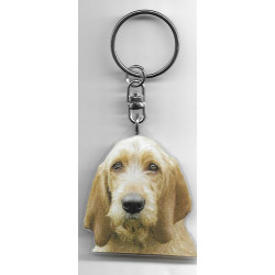 BRITTANY  GRIFFON KORTHAL DOG / Key Fobs