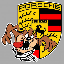 PORSCHE TAZ Left Sticker