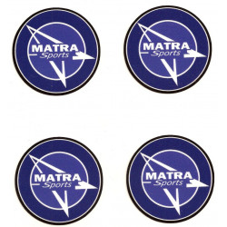  MATRA 50mm x 4 Stickers HUBS WHEEL CENTER 