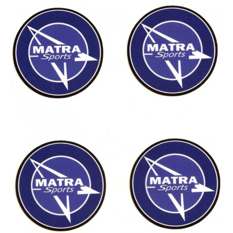  MATRA 50mm x 4 Stickers HUBS WHEEL CENTER 