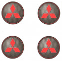 MITSUBISHI  x 4 Laminated decals