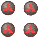 MITSUBISHI  x 4 Laminated decals