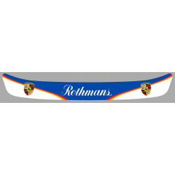 PORSCHE / ROTHMANS  Sticker Visière Casque