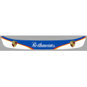 PORSCHE / ROTHMANS Helmet Visor Sunstrip Sticker