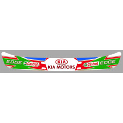 KIA Helmet Visor Sunstrip  Sticker