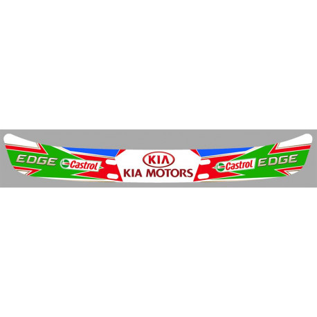 KIA Helmet Visor Sunstrip  Sticker