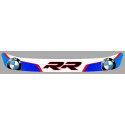 BMW RR Helmet Visor Sunstrip laminated decal