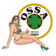 OSSA right Pin Up laminated decal
