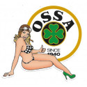 OSSA Pin Up droite Sticker vinyle laminé