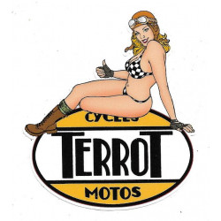 TERROT " rangos "  Pin up Sticker  