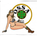 OSSA " Rangos " Pin Up droite Sticker vinyle laminé