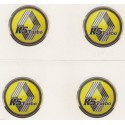 R5 Turbo x 4  Stickers vinyle laminé