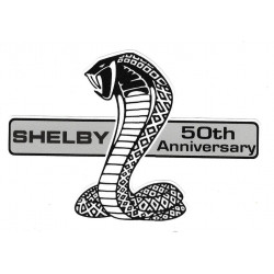 SHELBY 50th Anniversary  Sticker UV 75mm                             