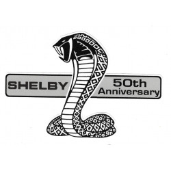  SHELBY 50th Anniversary  Sticker UV 75mm                                                   