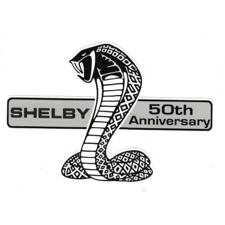 SHELBY 50th Anniversary  Sticker UV 75mm                             