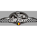 CAFE RACER bretagne  Logo BELGIUM Sticker vinyle laminé