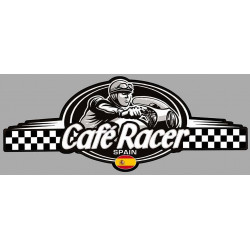 CAFE RACER bretagne  Logo SPAIN Sticker