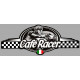 CAFE RACER bretagne ITALY logo Sticker