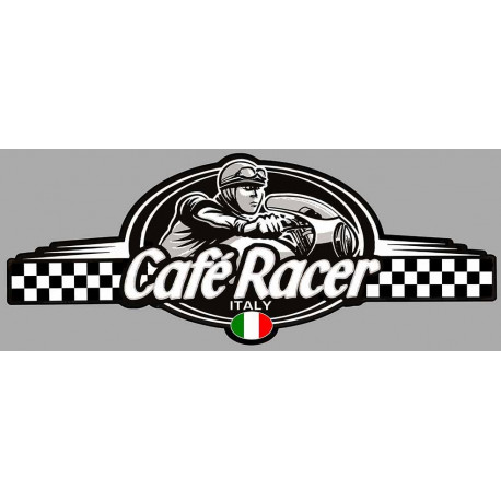 CAFE RACER bretagne ITALY logo Sticker