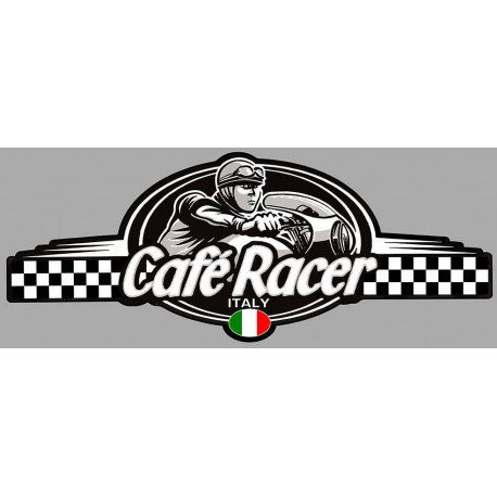 CAFE RACER bretagne  Logo ITALY Sticker