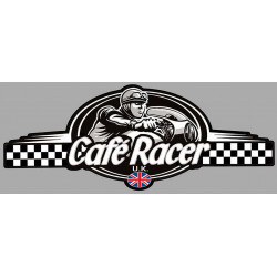 CAFE RACER bretagne  UK Logo  Sticker