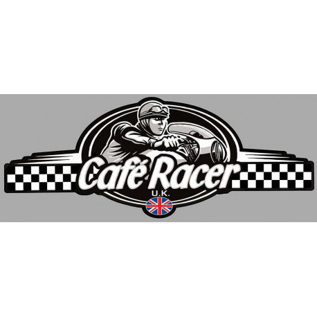 CAFE RACER bretagne  UK Logo  Sticker