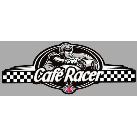 CAFE RACER bretagne UK logo Sticker