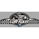 CAFE RACER bretagne  FINLAND Logo  Sticker