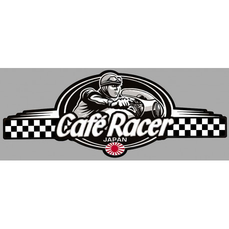 CAFE RACER bretagne JAPAN logo Sticker