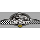 dept ARIEGE 09 CAFE RACER bretagne   Logo  Sticker