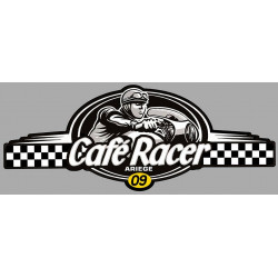 Dept ARIEGE 09 CAFE RACER bretagne logo Sticker