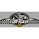 dept AUBE 10 CAFE RACER bretagne   Logo  Sticker