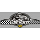 Dept CALVADOS 14 CAFE RACER bretagne logo Sticker