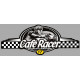 dept CHARENTE MARITIME 17 CAFE RACER bretagne   Logo  Sticker