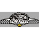 dept COTE D'ARMOR 22 CAFE RACER bretagne   Logo  Sticker