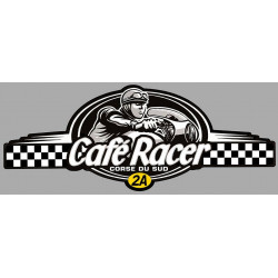 HAUTE CORSE 2B CAFE RACER bretagne logo Sticker