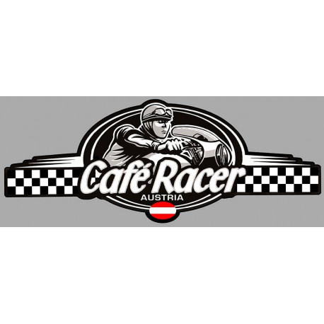 CAFE RACER bretagne  Sticker AUSTRIA