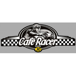 dept GARD 30 CAFE RACER bretagne   Logo  Sticker