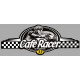 dept GIRONDE 33 CAFE RACER bretagne   Logo  Sticker