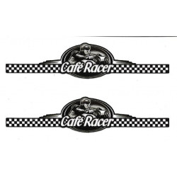 CAFE RACER Pair  Sticker 75mm x 17mm