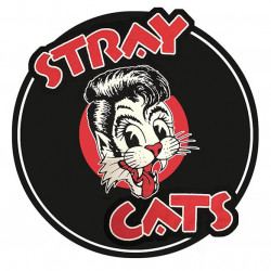 STRAY CAT  Sticker vinyle laminé