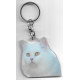 WHITE CAT Key Fobs